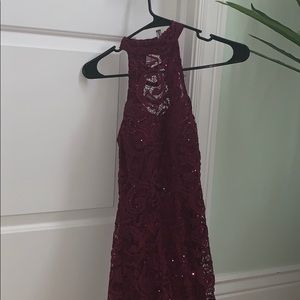 Burgundy Dress